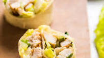 Chicken Caesar Pinwheels Chicken Caesar Pinwheels