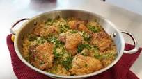 One-Pot Crispy Chicken and Rice One-Pot Crispy Chicken and Rice