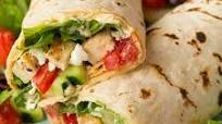 Greek Grilled Chicken & Hummus Wrap Greek Grilled Chicken & Hummus Wrap