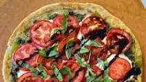 Caprese Pizza with Basil Pesto Caprese Pizza with Basil Pesto