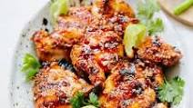 Sweet Ginger Sticky Chicken Thighs Sweet Ginger Sticky Chicken Thighs