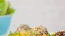 Meatballs and Peppers in Gravy Meatballs and Peppers in Gravy