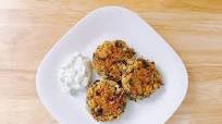 Lightened-Up Falafel with Tzatziki Lightened-Up Falafel with Tzatziki