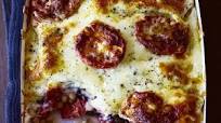 Roasted tomato, aubergine and chickpea lasagne Roasted tomato, aubergine and chickpea lasagne