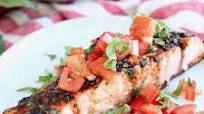 Bruschetta Baked Salmon Bruschetta Baked Salmon