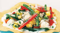 Crab Salad Tostada Crab Salad Tostada