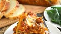 Beef, Spinach, & Mushroom Lasagna Beef, Spinach, & Mushroom Lasagna