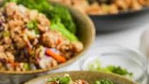 Sesame Ground Turkey Bowls Sesame Ground Turkey Bowls