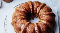 Pumpkin olive oil cake with salted caramel glaze Pumpkin olive oil cake with salted caramel glaze