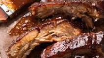 Oven Pork Ribs with Barbecue Sauce Oven Pork Ribs with Barbecue Sauce