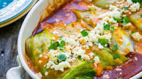 Vegetarian Cabbage Enchiladas Vegetarian Cabbage Enchiladas