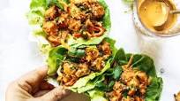 Whole30 Lunch Thai Sweet Potato Lettuce Wraps Whole30 Lunch Thai Sweet Potato Lettuce Wraps