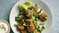 Crispy Shrimp Cakes With Chile-Lime Mayo Crispy Shrimp Cakes With Chile-Lime Mayo