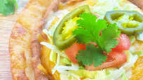 Mexican Tostadas with Refried Beans Mexican Tostadas with Refried Beans