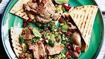 Lebanese Pork & Pomegranate Flatbreads Lebanese Pork & Pomegranate Flatbreads