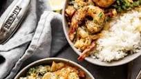 One Pan Creamy Garlic Shrimp (Paleo, Whole30, Low Carb) One Pan Creamy Garlic Shrimp (Paleo, Whole30, Low Carb)