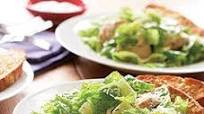 Lemony Chicken Caesar Salad with Garlic-Parmesan Toasts Lemony Chicken Caesar Salad with Garlic-Parmesan Toasts