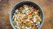 Greek Cabbage Salad with Carrots and Olives (Politiki Salata) Greek Cabbage Salad with Carrots and Olives (Politiki Salata)