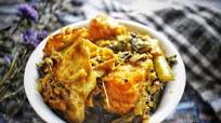 Malabar spinach with hilsa fish head Malabar spinach with hilsa fish head