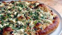 White Pizza with Black Garlic and Ricotta White Pizza with Black Garlic and Ricotta