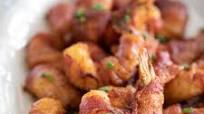 Brown Sugar Glazed Bacon-Wrapped Shrimp Brown Sugar Glazed Bacon-Wrapped Shrimp