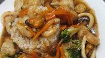 Garlic Seafood Marinara Stir-Fry recipe Garlic Seafood Marinara Stir-Fry recipe