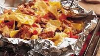 Nachos de Pollo a la Barbecue Nachos de Pollo a la Barbecue