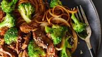 Sesame-Garlic Beef & Broccoli with Whole-Wheat Noodles Sesame-Garlic Beef & Broccoli with Whole-Wheat Noodles