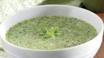 Broccoli Cream Soup with Green Onions Broccoli Cream Soup with Green Onions