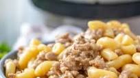 Instant Pot Cheesy Pasta with Ground Turkey Instant Pot Cheesy Pasta with Ground Turkey