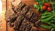 Keto Air Fryer Sesame-Crusted Tuna Steak Keto Air Fryer Sesame-Crusted Tuna Steak