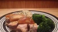 Weight Watchers Maple-Mustard Pork Tenderloin With Caramelized Weight Watchers Maple-Mustard Pork Tenderloin With Caramelized