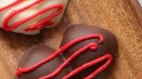 Heart-shaped Chocolate Covered Strawberries Heart-shaped Chocolate Covered Strawberries