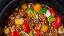 Slow Cooker Sweet and Sour Pork Slow Cooker Sweet and Sour Pork