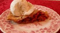 Fresh Cherry Rhubarb Pie Fresh Cherry Rhubarb Pie