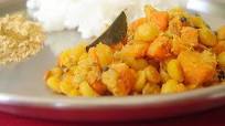 Kobbari Senagapappu Kura – Coconut Chana dal Stir-fry Kobbari Senagapappu Kura – Coconut Chana dal Stir-fry