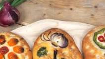 Mini focaccia's with vegetables Mini focaccia's with vegetables