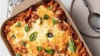 Baked Mostaccioli with Sausage Baked Mostaccioli with Sausage