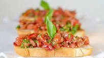 Double Tomato Bruschetta Double Tomato Bruschetta