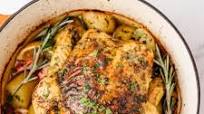 Dutch oven Roast Chicken and Vegetables Dutch oven Roast Chicken and Vegetables