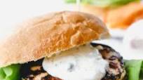 Salmon Burger with Sauce Salmon Burger with Sauce