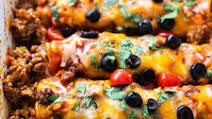 Easy Ground Beef Enchiladas Easy Ground Beef Enchiladas