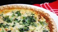 CHEESY SPINACH AND MUSHROOM QUICHE CHEESY SPINACH AND MUSHROOM QUICHE