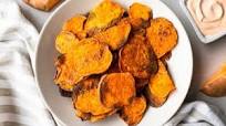 Crispy Oven Baked Sweet Potato Chips Crispy Oven Baked Sweet Potato Chips
