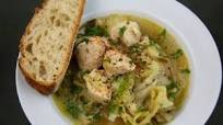 Chicken Leek Soup with White Wine (Island of Crete-Greece) Chicken Leek Soup with White Wine (Island of Crete-Greece)
