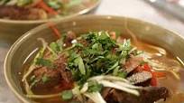 Spicy beef ramen noodle soup Spicy beef ramen noodle soup