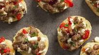 Duck Sausage Bruschetta Duck Sausage Bruschetta