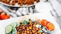 Roasted Chickpea Kale Salad with Tzatziki Dressing Roasted Chickpea Kale Salad with Tzatziki Dressing