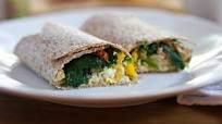 Egg and Hummus Breakfast Wrap Egg and Hummus Breakfast Wrap