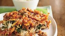 Layered Beef-Noodle Bake Layered Beef-Noodle Bake